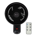 Denn 9'' Air Circulation Wall Fan With Remote DWF-AC09 DWF-AC09BK-RM