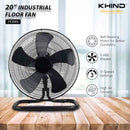 Khind 20" Kipas Lantai Industri Industrial Floor Fan with ABS Fan Blade FF2005 kipas