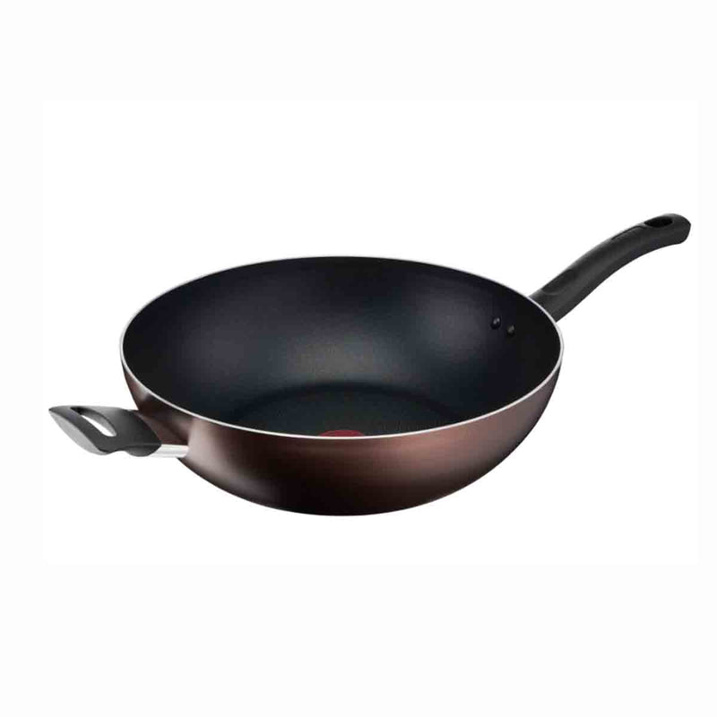 Tefal Cookware Day By Day Wokpan Pan Non-Stick WIth Lid (32cm) G14398 G1439895 (24cm) G14304 (28cm) G14366