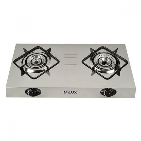 Milux Dapur Gas Keluli Tahan Karat Stainless Steel Gas Stove dapur gas MSS-2800