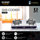 Khind Dapur Gas Stainless Steel Double Gas Cooker GC8008