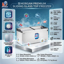 Morgan Peti Sejuk Beku - (586L)Glass Door Chest Freezer MCF-G606L