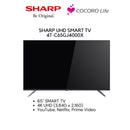 Sharp Televisyen - 65'' 4K UHD Smart TV 4TC65GJ4000X
