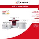Khind 1.8L Double Boiler DB18N