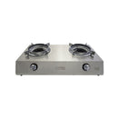 Chelstar Dapur Gas Nyalaan Jet 2 Pembakar Gas Cooker 13.6kW Super Jet Flame Stainless Steel 2 Burner Stove CDF-936J