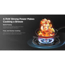 Midea Dapur Gas Meja Keluli Tahan Karat - Stainless Steel Tabletop Gas Hob MGS-T211S