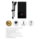 Deka Pemanas Air ONSEN DC Water Heater (Matt Black)