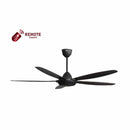 Deka 5 Blade AC Ceiling Fan with Remote Control DKR56 DKR56-MB (56") DKR42 DKR42- MB (42") (Matt Black)