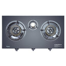 Faber Dapur Gas 3 Burners Glass Gas Stove FC GLAZZO G3713 / FC GLAZZO G343