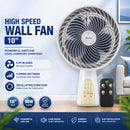 Pentec Kipas Dinding - 10'' Turbo Wall Fan With Remote Control TAC2022 TAC-2022