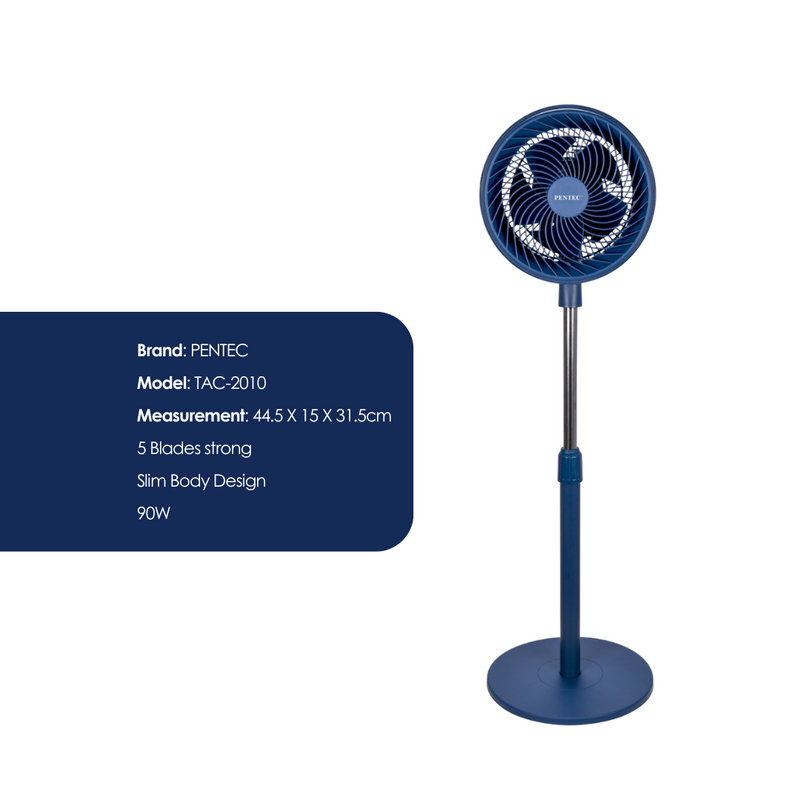 Pentec Kipas Berdiri Stand Fan TAC-2010 (10") TAC-2012 (12")