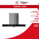 Rubine Cooker Hood With Wall Cap RCH-BOXLINE XR-90SS