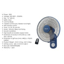 Morgan Kipas Dinding Wall Fan (16 “) MWF-NC168MS MWF-NC169RC