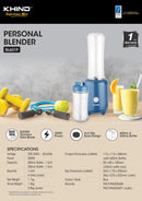 Khind Pengisar 0.6L Personal Blender BL601P (BLUE) pengisar