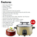 Morgan Periuk Nasi Commercial Electrical Rice Cooker (6.6 L) MCR-VAST7