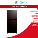 Midea 2 Doors Inverter Quattro Refrigerator (240L) MDRT307MTB28-MY