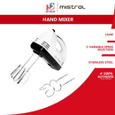 MISTRAL Pengadun Tangan Hand Mixer 160W MHM202-BK