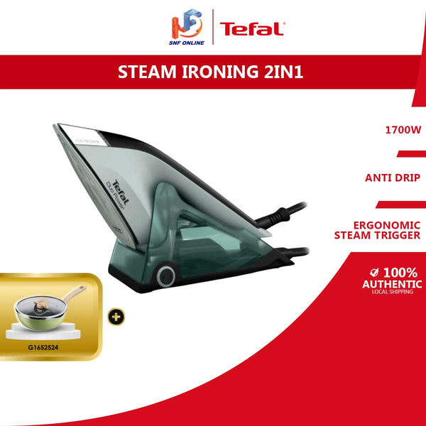 Tefal Duo Power 2 in 1 Iron & Steam JF4033G0 + Tefal One-Pick-Pot-Pan 22cm G1652524