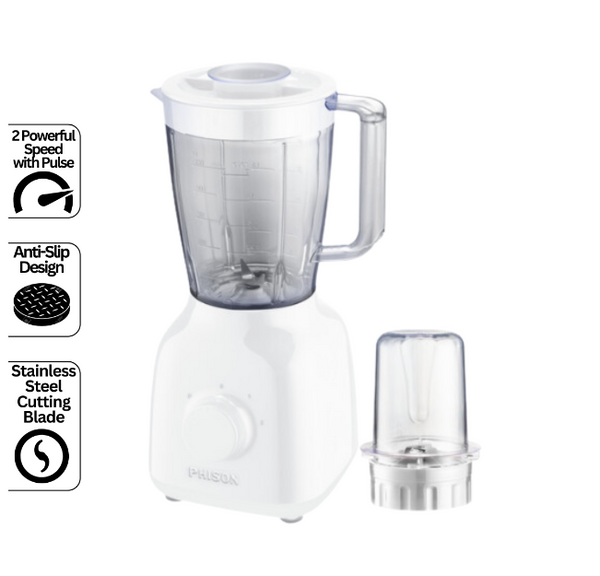 Phison 1.25L Blender With Dry Mill PBL-2104