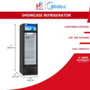 Midea Peti Sejuk Showcase Chiller MDRZ432FGG30 MDRZ434FGG30 (310L)