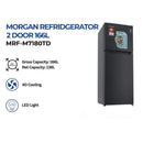 Morgan Peti Sejuk - Refrigerator 2 Door (166L) MRF-M7180TD