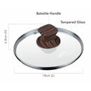 Milux Euro Uno 18CM Sauce Pan With Glass Lid EUCW-180G