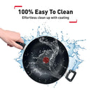 Tefal kuali Cookware Light & Clean Wokpan 32cm With Lid B22494