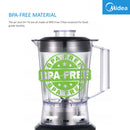 Midea Pengisar 1.25L Blender MBL-6012K (Black)