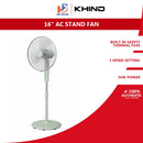 Khind Kipas Berdiri - 16'' Stand Fan SF1682 SF1682SF (Light Green)