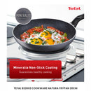 Tefal Kuali 20cm Cookware Natura Frypan Pan Non-Stick B22602 B2260295
