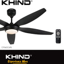 Khind Kipas Siling ZenAir 56"Ceiling Fan Remote Control CF56DC5R CF56DC6RL( Matt Black ) kipas siling
