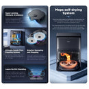 Midea Pembersih Pintar Robotic Vacuum Cleaner With Hot Air Drying V12