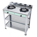 Milux Dapur Berdiri 2 Tingkat - Stainless Steel Standing Cooker MSS230 MSS-230 MSS-232IR