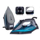 AIWA Seterika Wap Pakaian Steam Iron With Ceramic Coating Soleplate AW-128SI