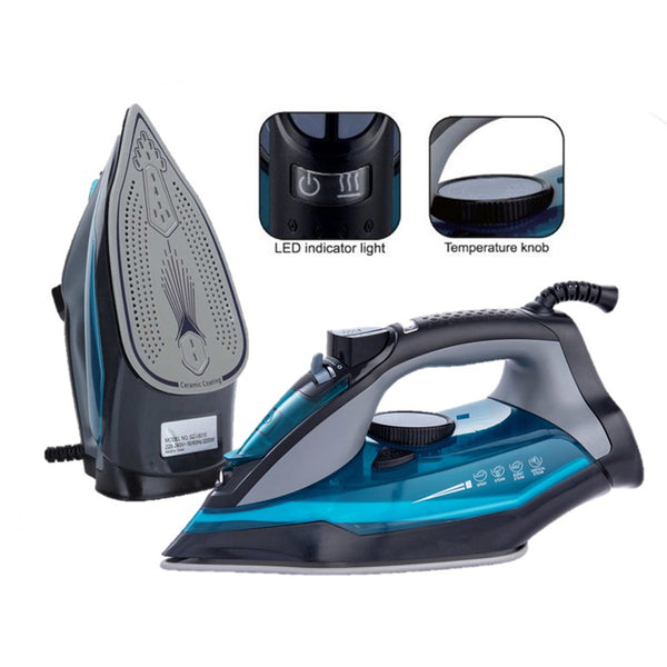 AIWA Steam Iron With Ceramic Coating Soleplate AW-128SI