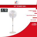 Khind Kipas Berdiri - 16'' Stand Fan With Timer SF1602AC3