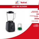 Tefal Pengisar (1.85L) Blendforce Essential Blender With Miller BL4118 | BL4118G1