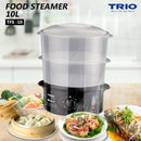 Trio Pengukus Makanan Food Steamer 10L TFS-10