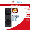 Midea Laundry Suite 10kg Front Load Inverter Washer ML19F100D80WT-W + 8kg Front Load Non-Inverter Dryer Heat Pump ML19F100D80WT-D (COMBO SET)