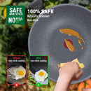 Tefal Kuali Cookware Natura Deep Frypan 26cm B22665 / 28cm B22666 / Wok 34cm With Lid B22696