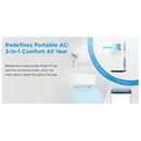 Midea Penyaman Udara Mudah Alih Portable Air Conditioner ( 0.7HP ) MPPA-08CRN7 / (1HP) MPPA-10CRN7