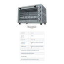Butterfly Ketuhar Elektrik - Electric Oven 70L BEO-5271