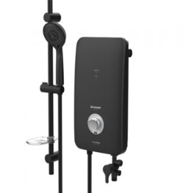 Sharp Pemanas Air Dengan Pam DC - Water Heater With DC Inventer Pump (Black) WHP315NMB