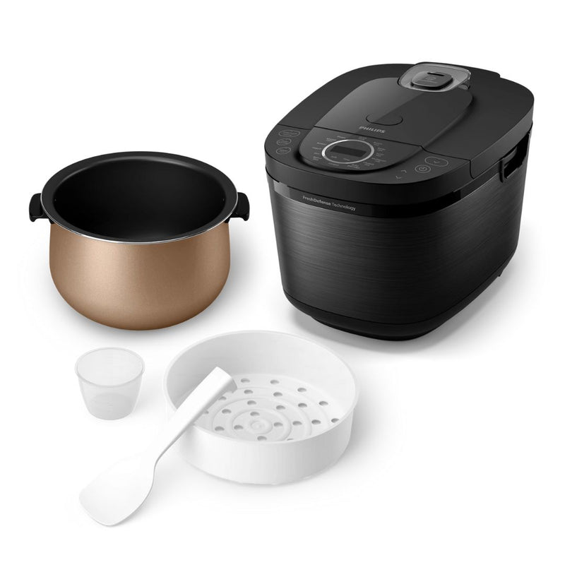 PHILIPS Periuk Nasi Digital Siri 5000 Digital Rice Cooker 5000 Series 1.8L HD4814/31