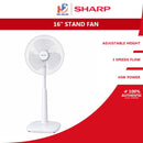 Sharp Kipas Berdiri (16'') Slide Fan White PJSL165LSN