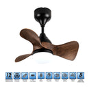 Rezo Kipas Siling Ceiling Fan Lorca 23/3B LED (Dark Wood)