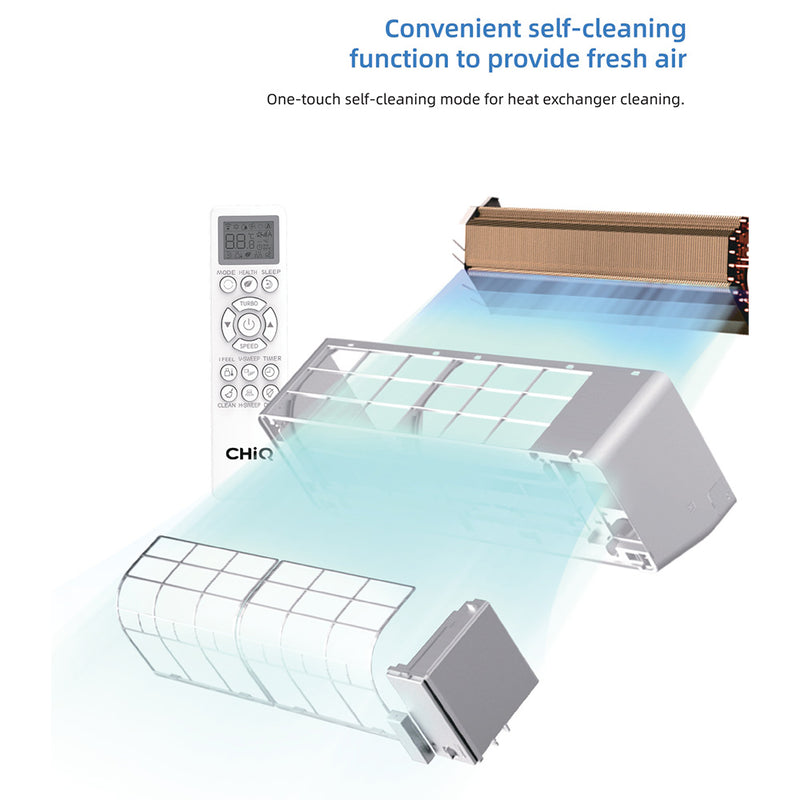CHIQ Air Conditioner R32 Non-Inverter CSC-09DDA (1.0HP) CSC-12DDA (1.5HP) CSC-17DDA (2.0HP)