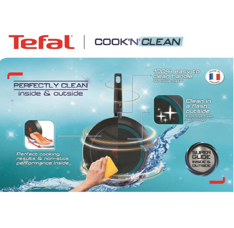 Tefal Cookware Cook & Clean Frypan 20cm B2250295