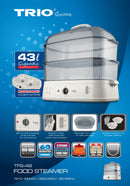 TRIO Pengukus Elektrik 43L Trio Food Steamer (43 L) TFS-48
