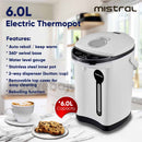 MISTRAL Periuk Termal Elektrik Electric Thermal Airpot MAP406 (4L) MAP606 (6L) (Black White)